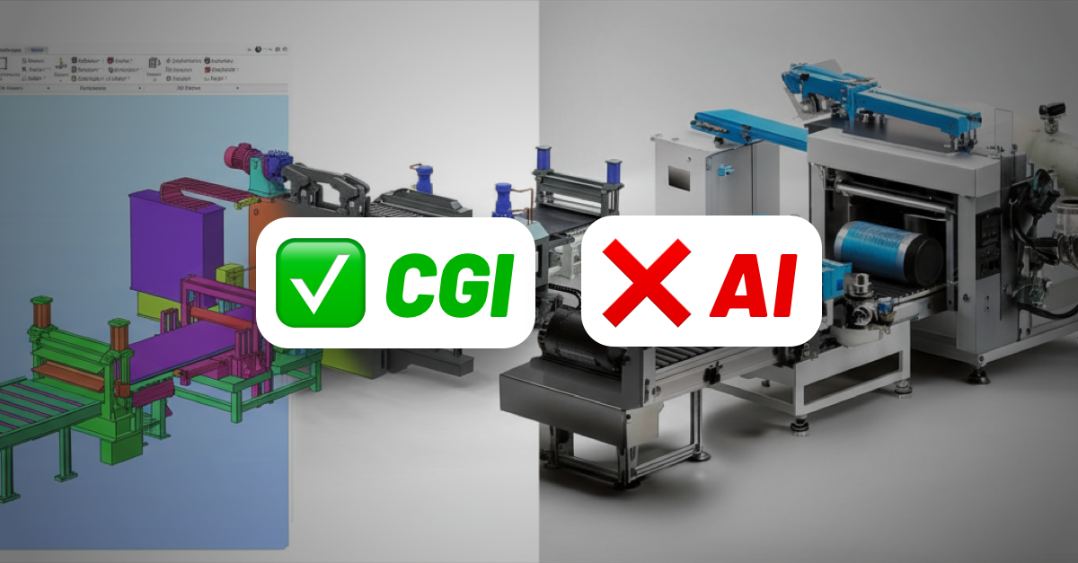 7 Gründe, warum B2B-Maschinenbau nicht auf professionelle CGI verzichten kann
