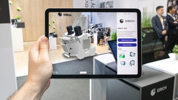 EIRICH revolutioniert Messepräsenz durch digitale Produktvisualisierung